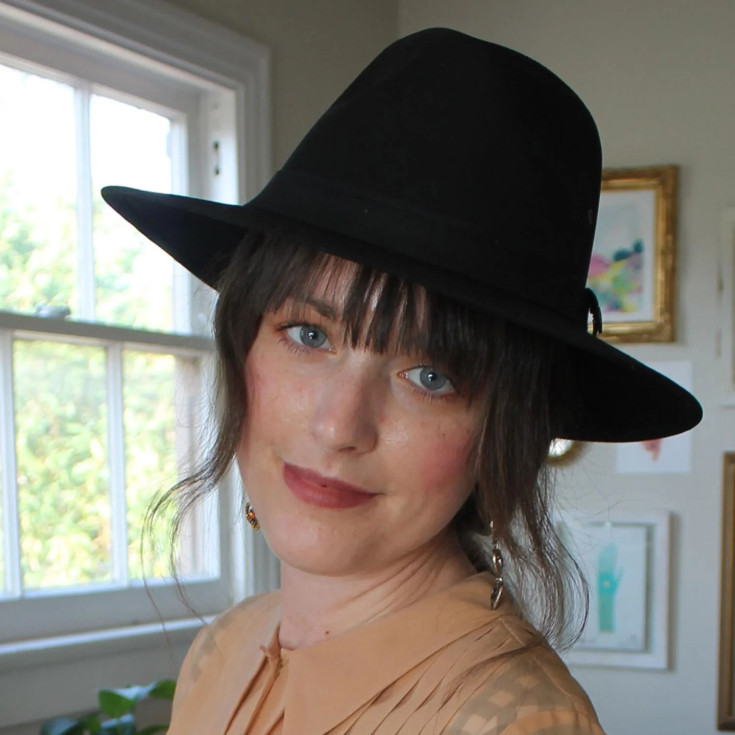 Cotton Oilcloth Safari Fedora Hat - Image 12