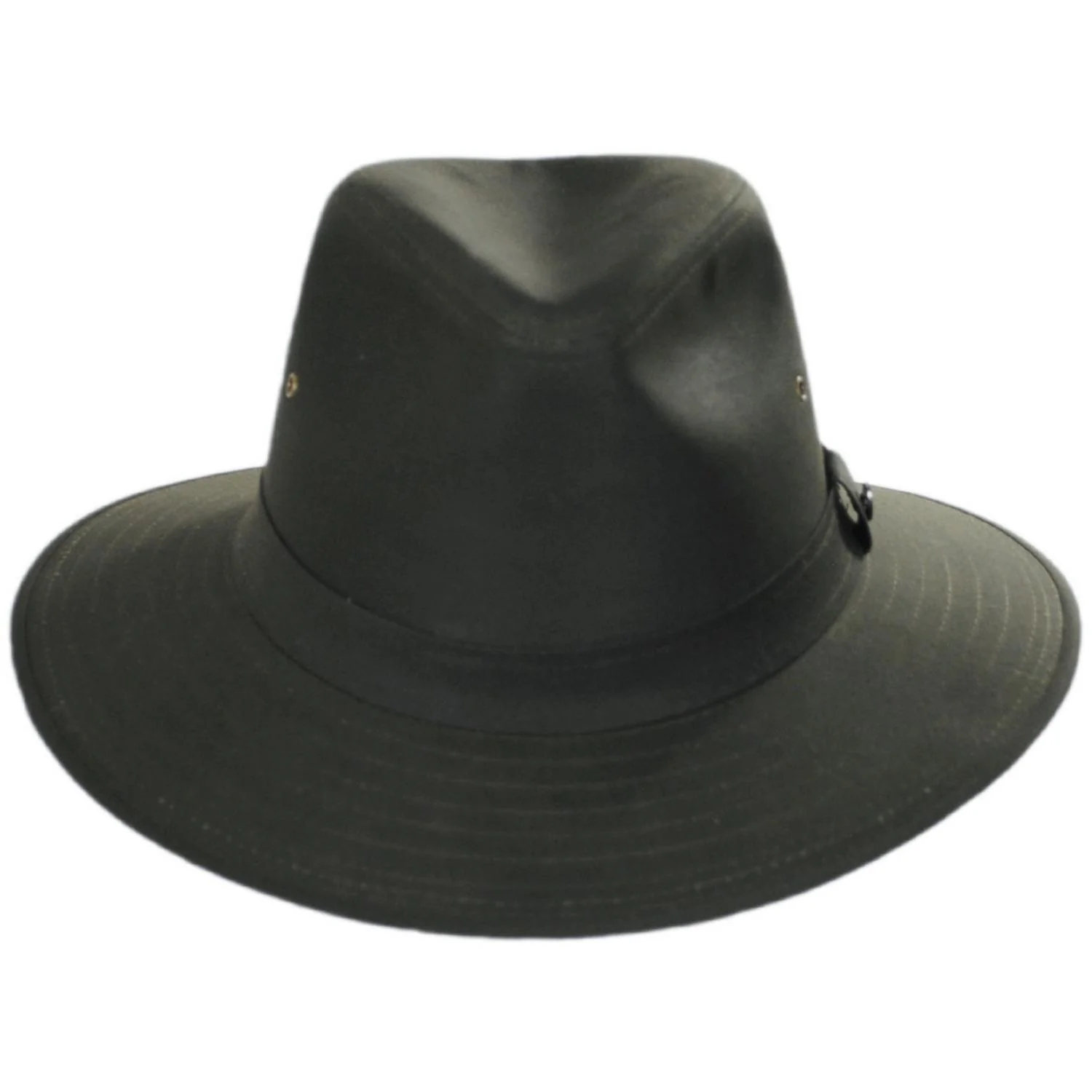 Cotton Oilcloth Safari Fedora Hat - Image 3
