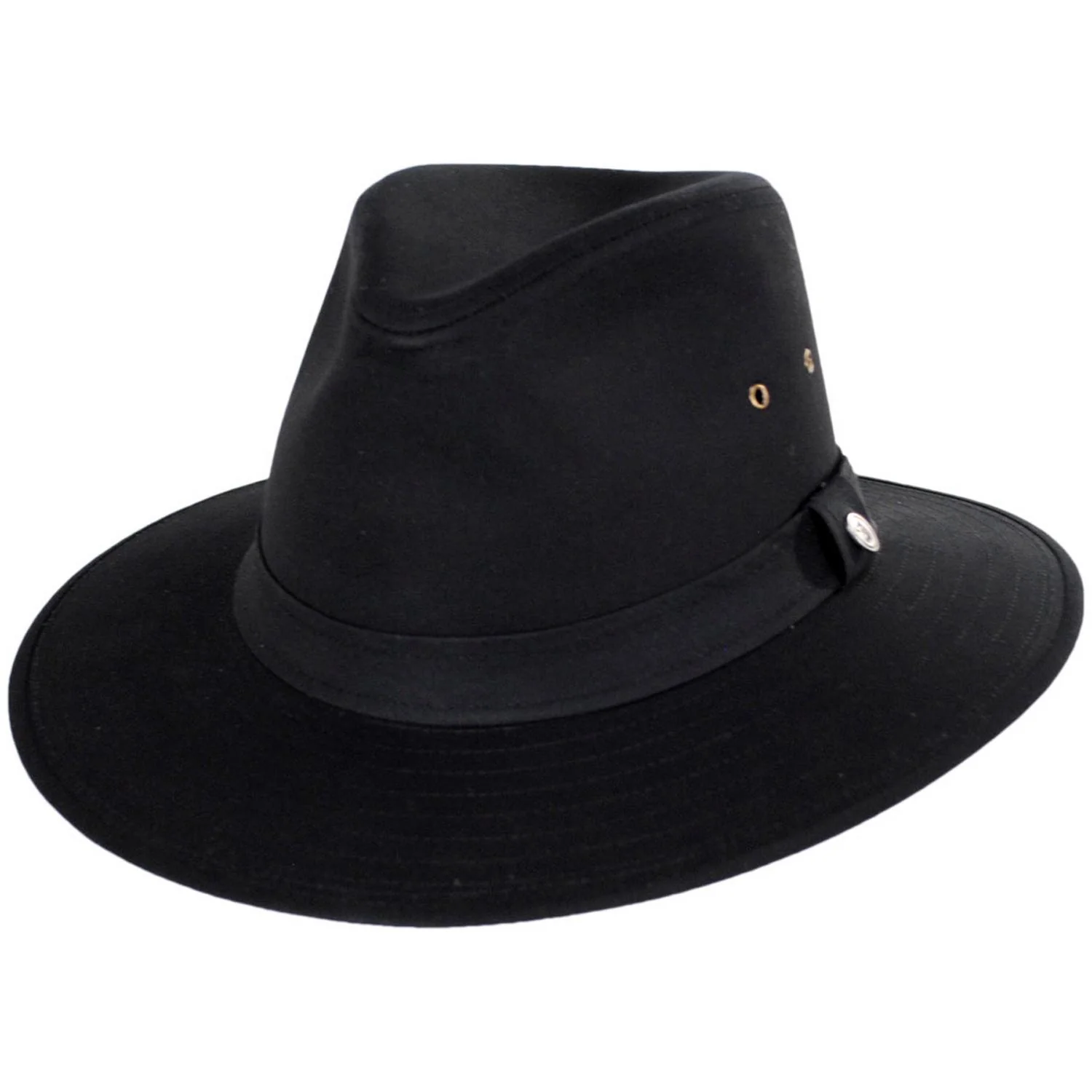 Cotton Oilcloth Safari Fedora Hat - Image 6