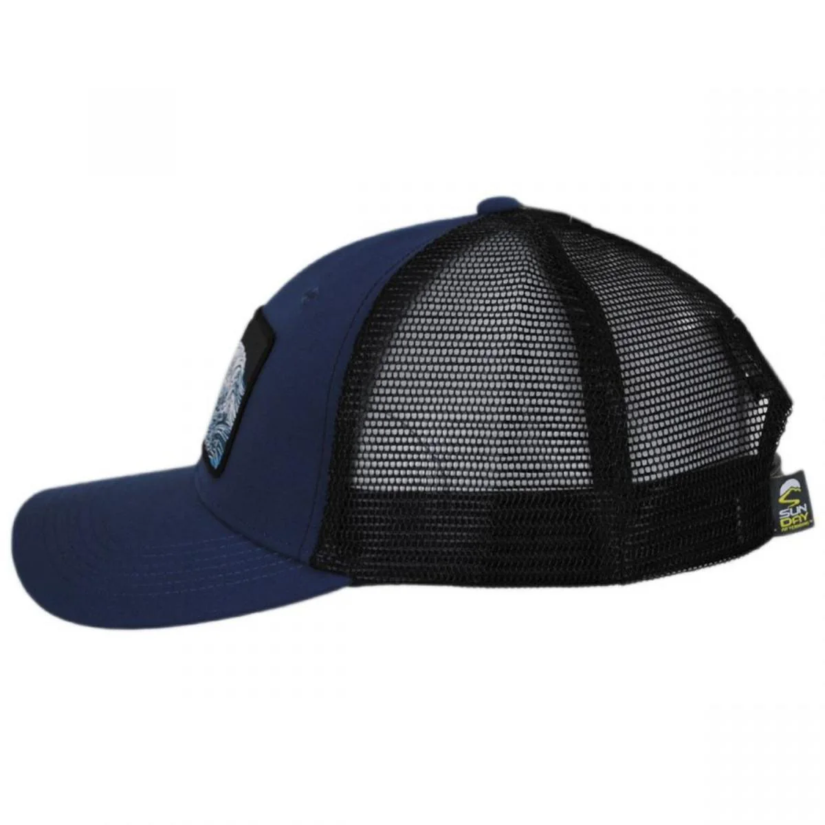 Crashing Wave Patch Trucker Snapback Baseball Cap - Image 3