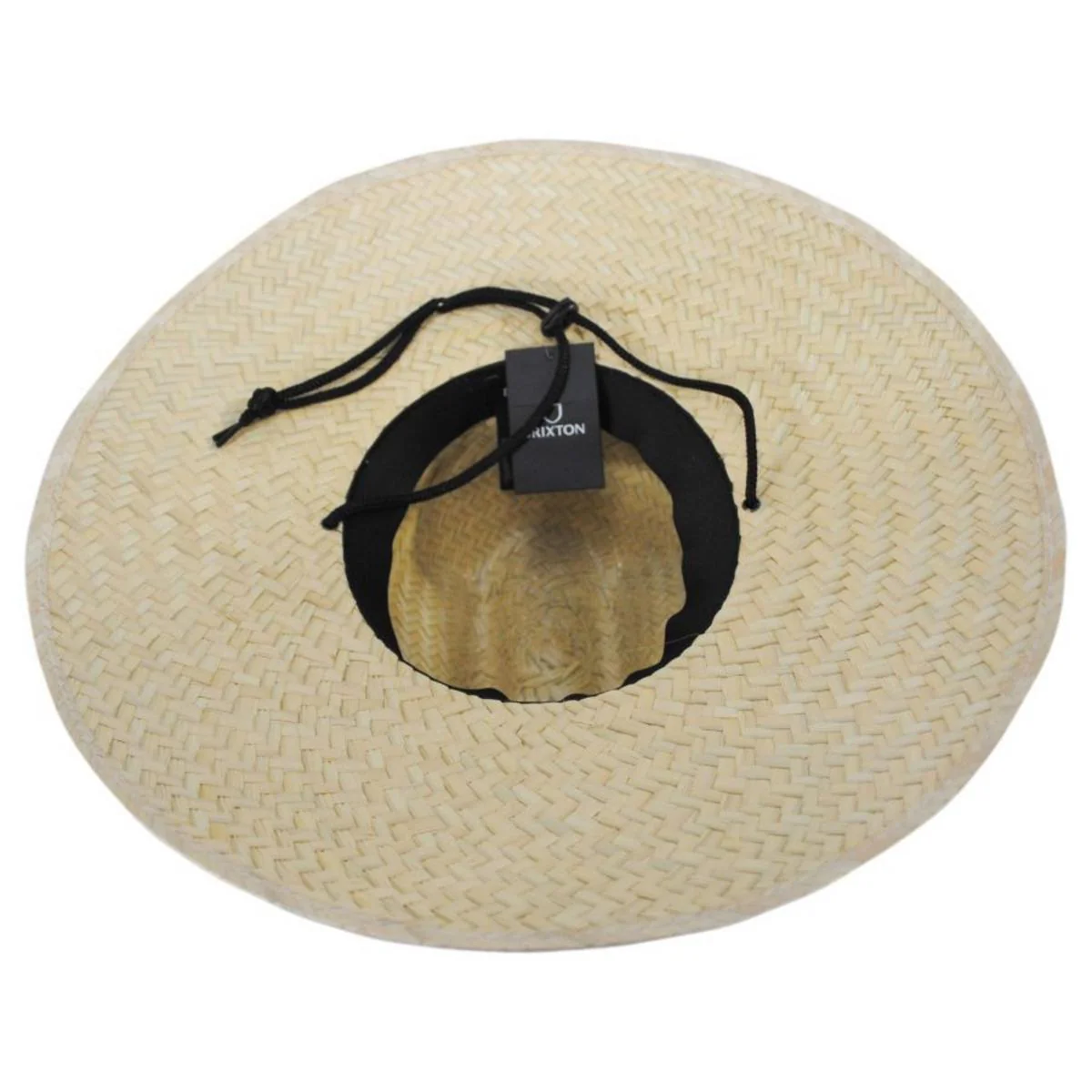 Crest Palm Leaf Straw Lifeguard Hat - Image 5