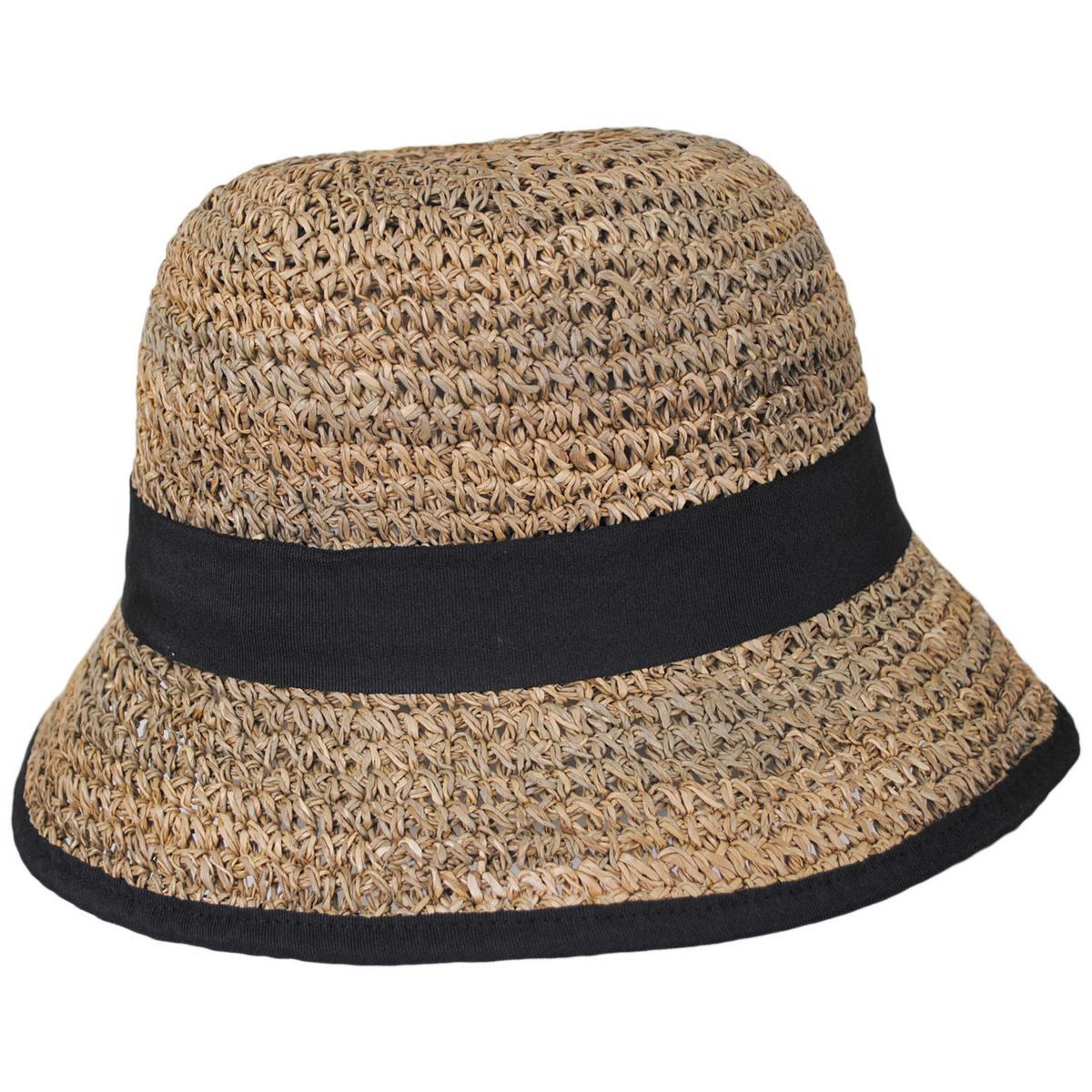 Crochet Seagrass Cloche Hat - Image 3