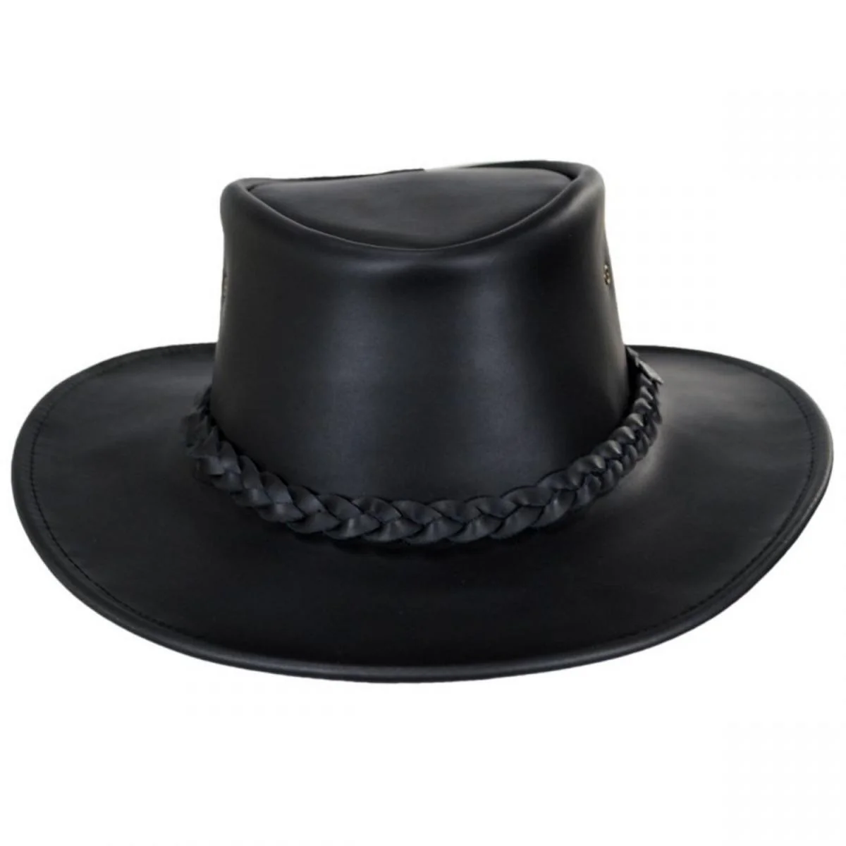 Crusher Leather Outback Hat - Image 11