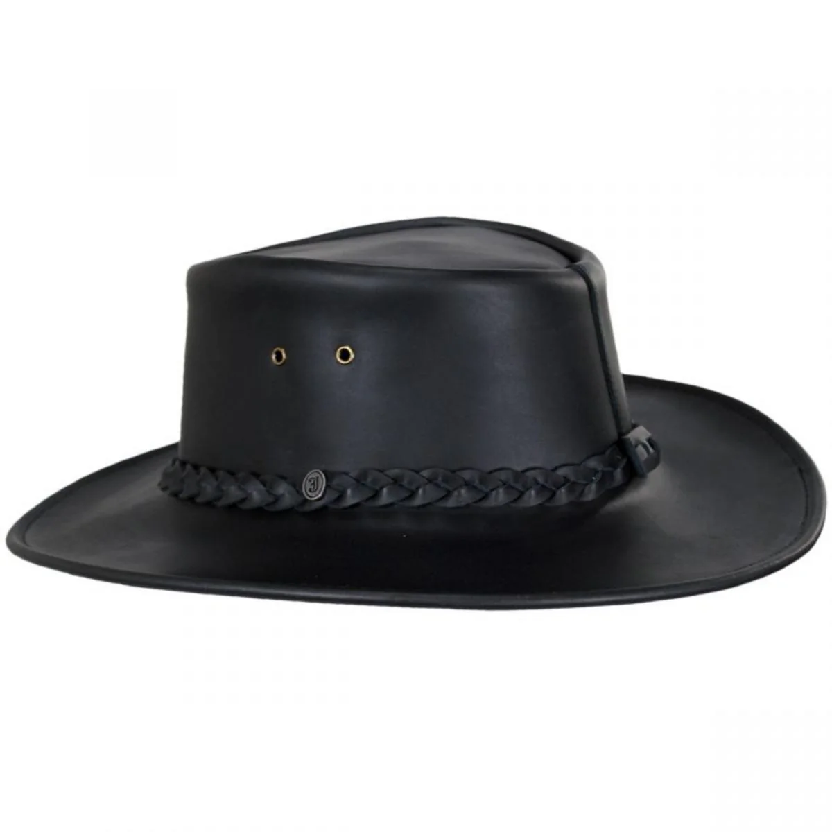 Crusher Leather Outback Hat - Image 12