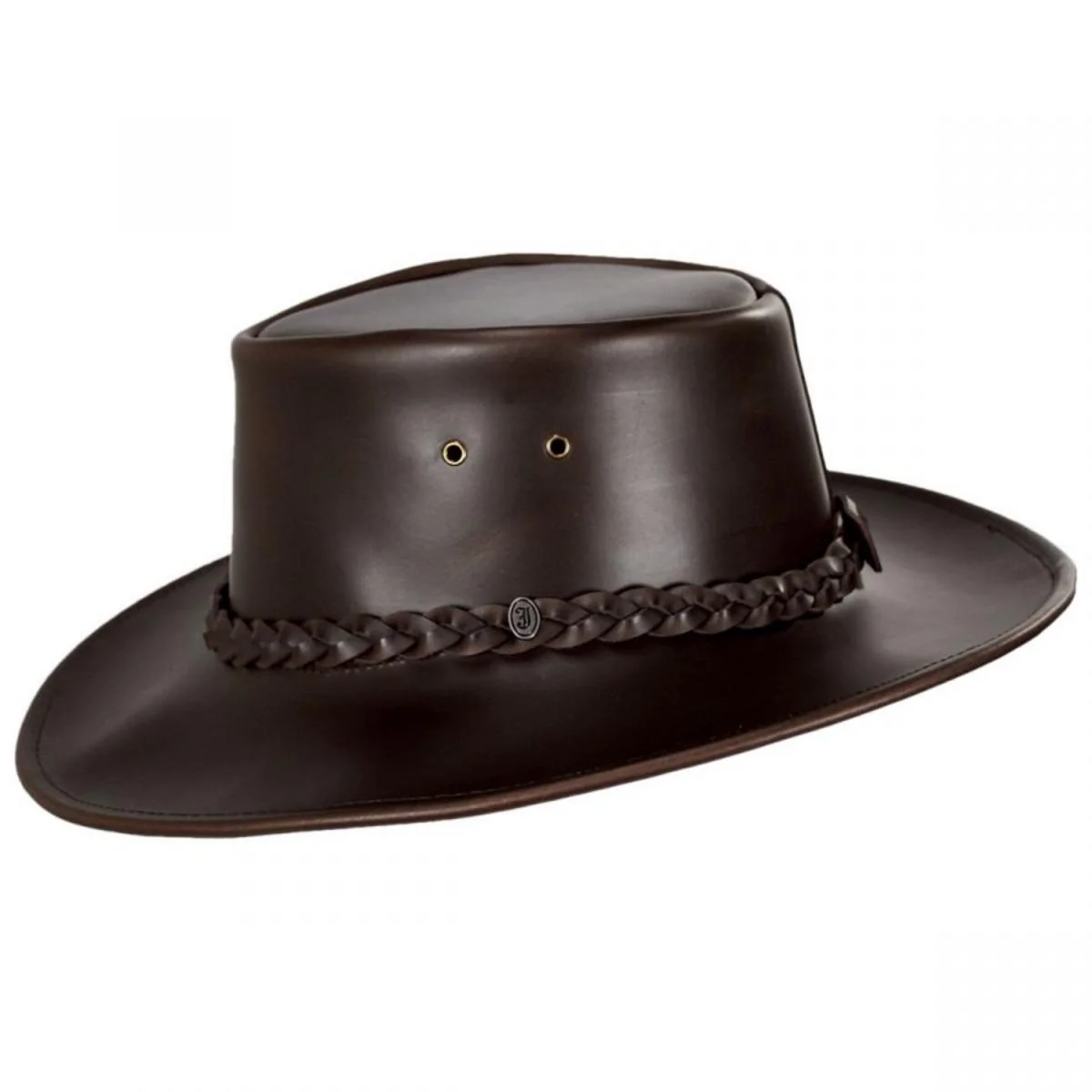 Crusher Leather Outback Hat - Image 5