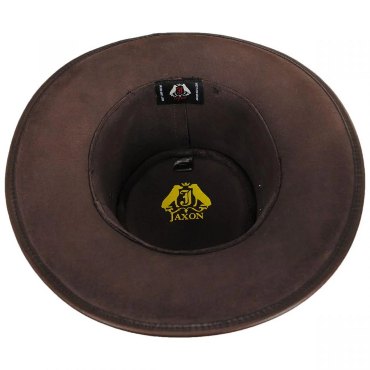 Crusher Leather Outback Hat - Image 6