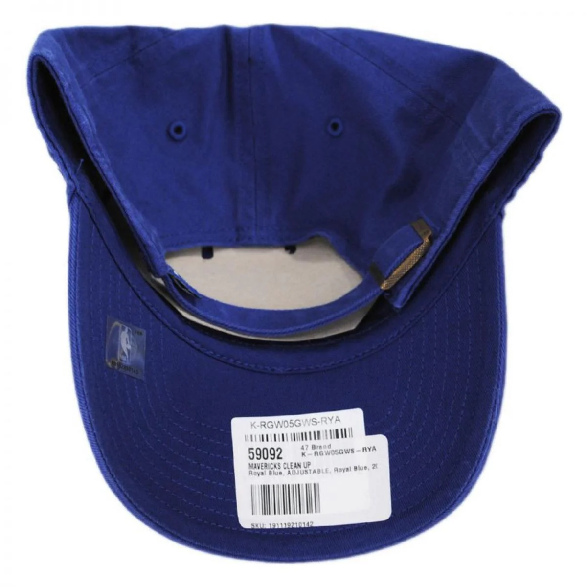 Dallas Mavericks NBA Clean Up Strapback Baseball Cap Dad Hat - Image 3