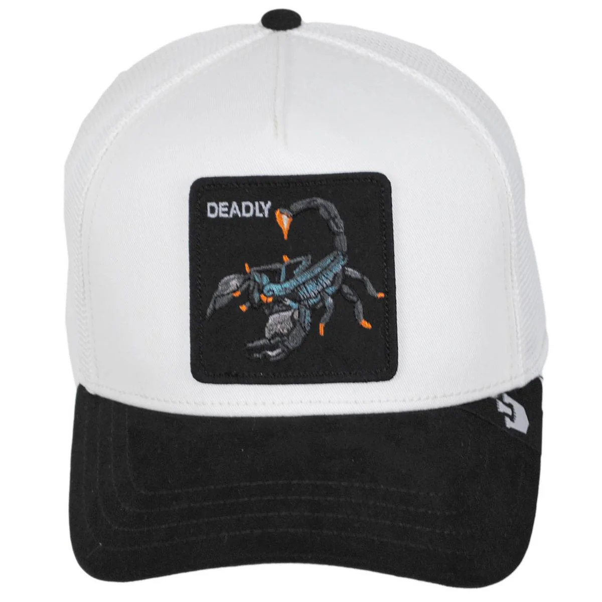 Deadly Suede Mesh Trucker Snapback Baseball Cap - Image 2