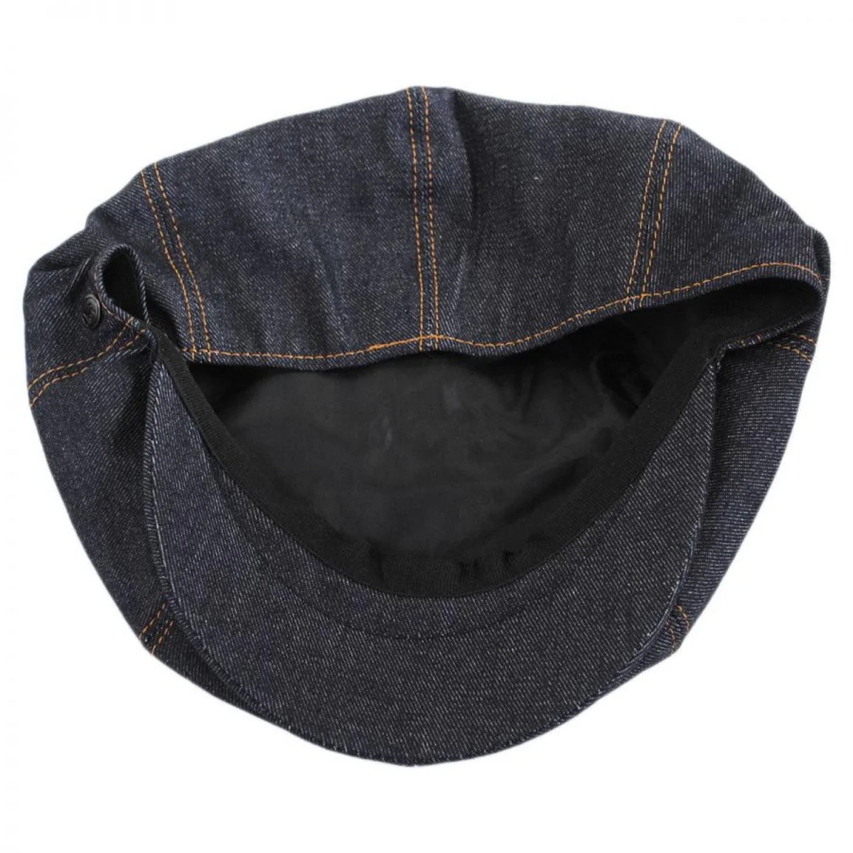 Denim Cotton Newsboy Cap - Image 5