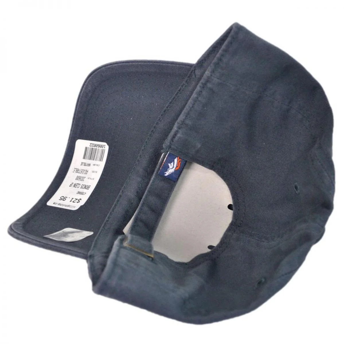 Denver Broncos NFL Clean Up Strapback Baseball Cap Dad Hat - Image 4