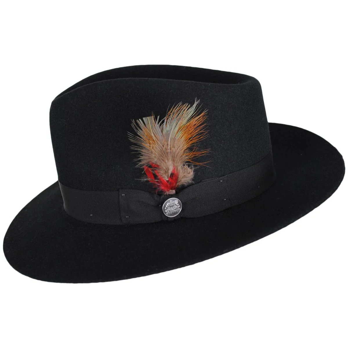 Downs Fur Felt Fedora Hat - Image 2