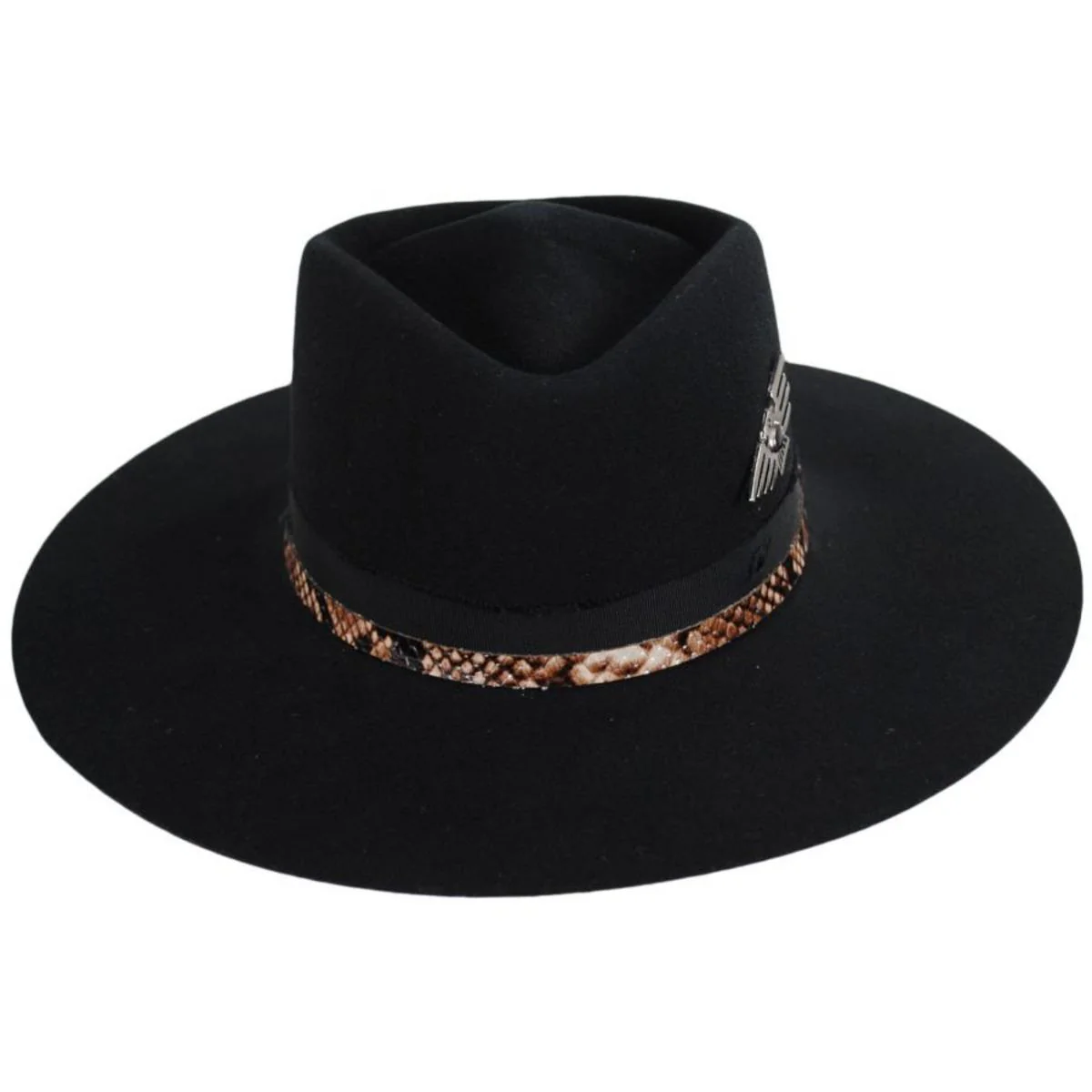 Ember Wool Felt Cross Crown Rancher Hat - Image 6