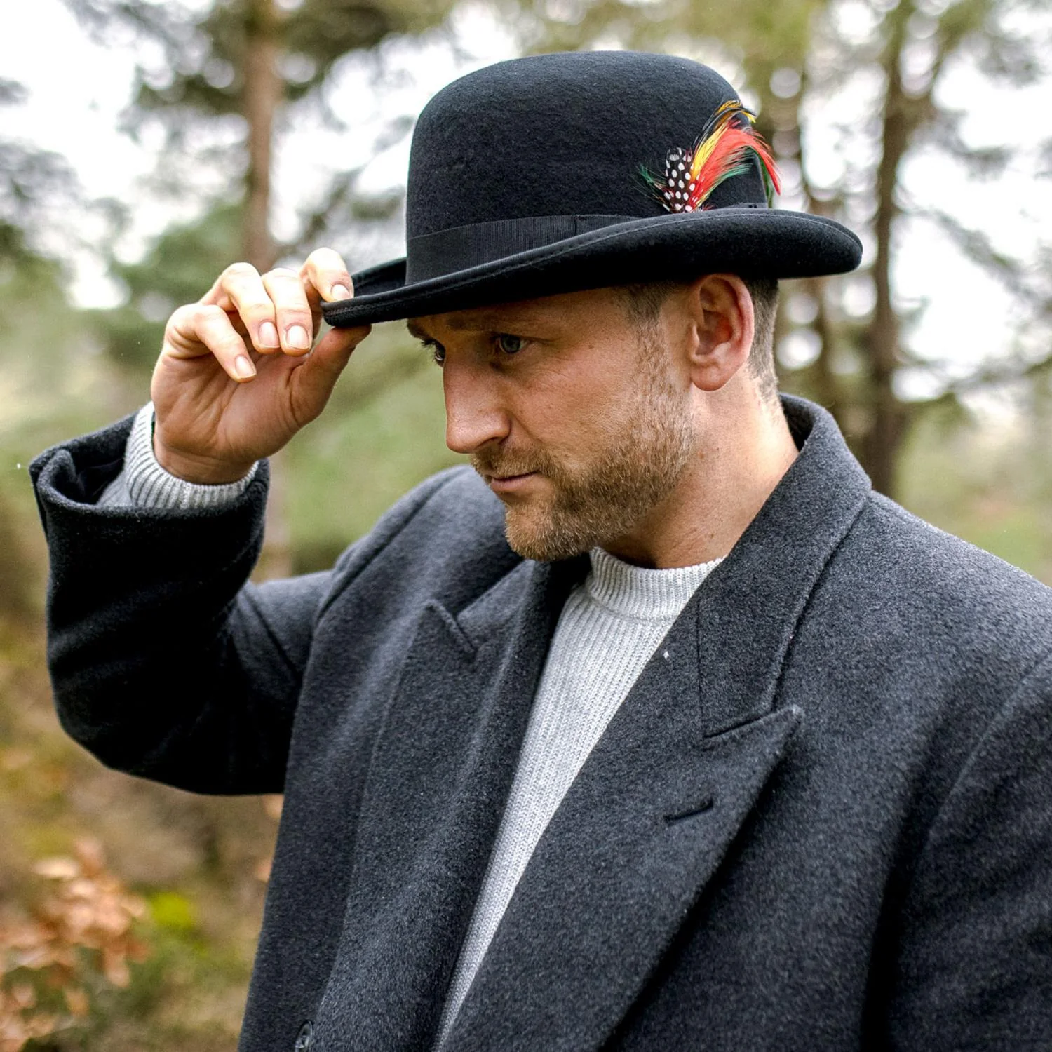 English Wool Felt Bowler Hat - Image 8