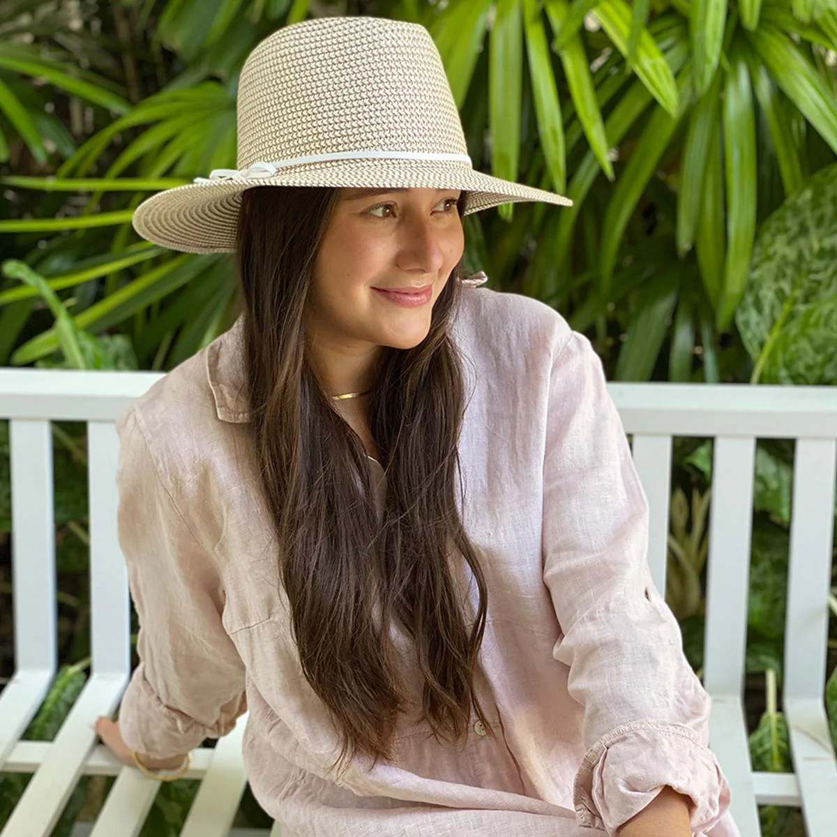Esme Toyo Braid Fedora Hat - Image 11