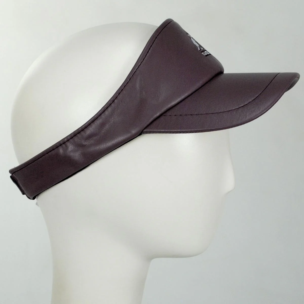 Faux Leather Visor - Image 4