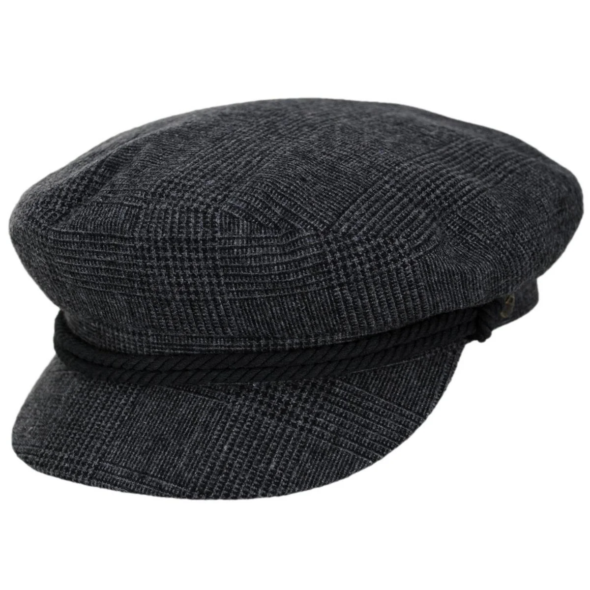 Plaid Fiddler Fisherman Cap