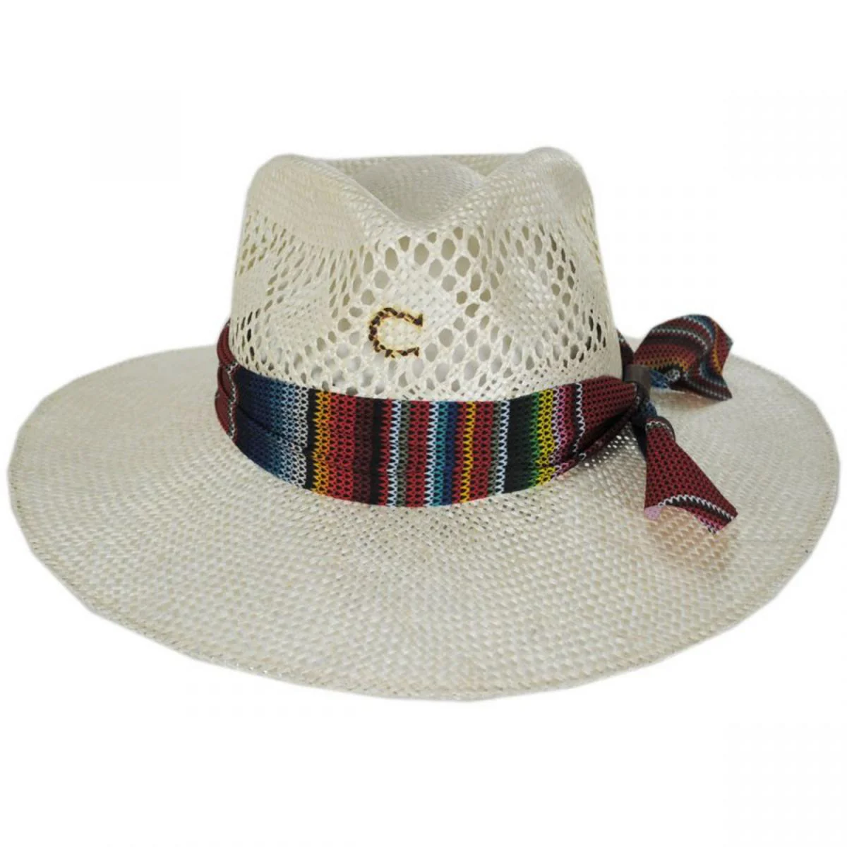 Fiesta Sisal Straw Fedora Hat - Image 3
