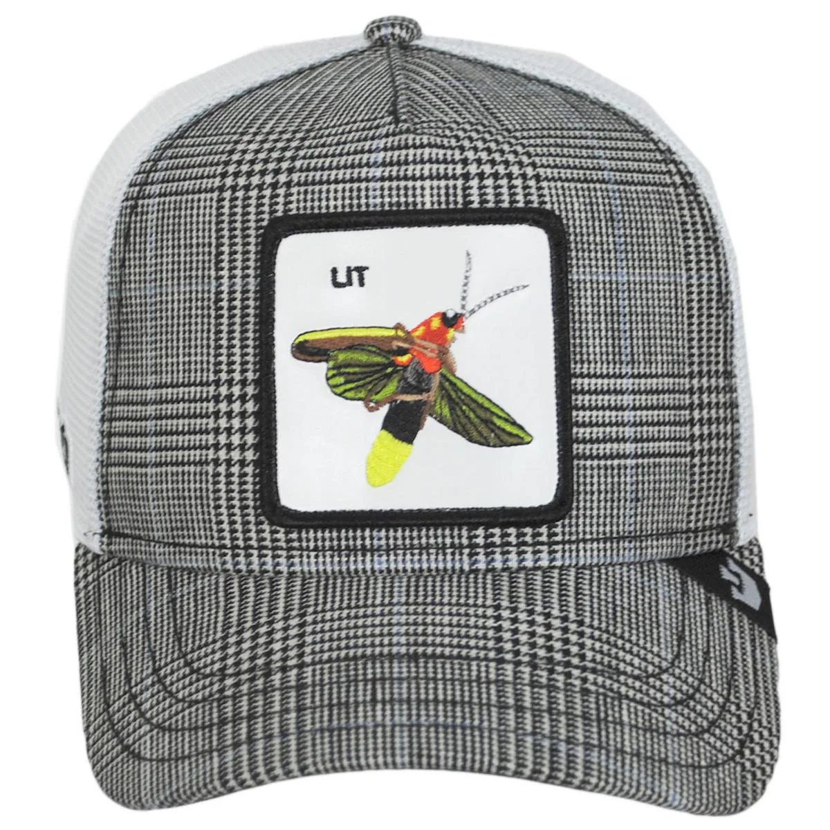 Firefly British Plaid Mesh Trucker Snapback Baseball Cap - Image 2