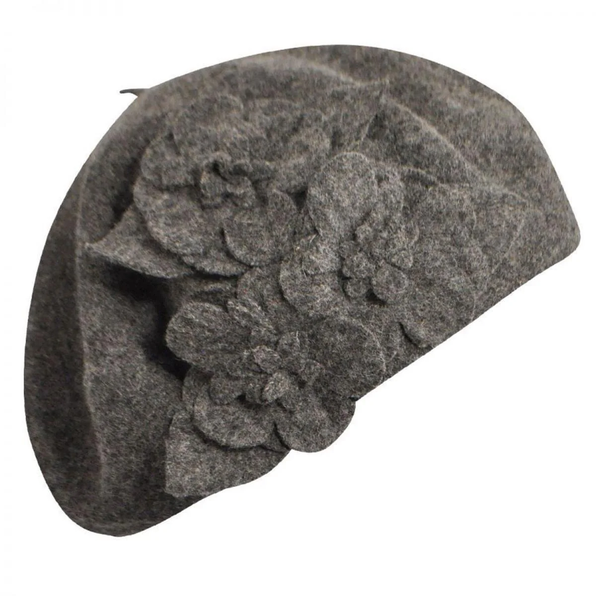 Flower Wool Beret