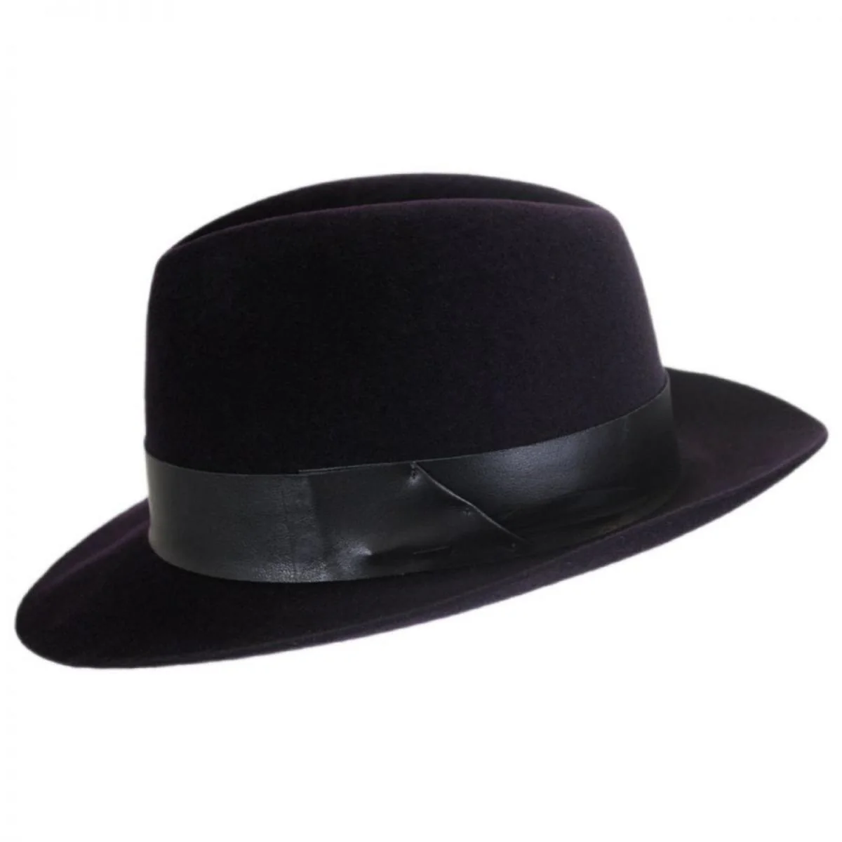 Flume Velour Fur Felt Fedora Hat - FINAL SALE - Image 3