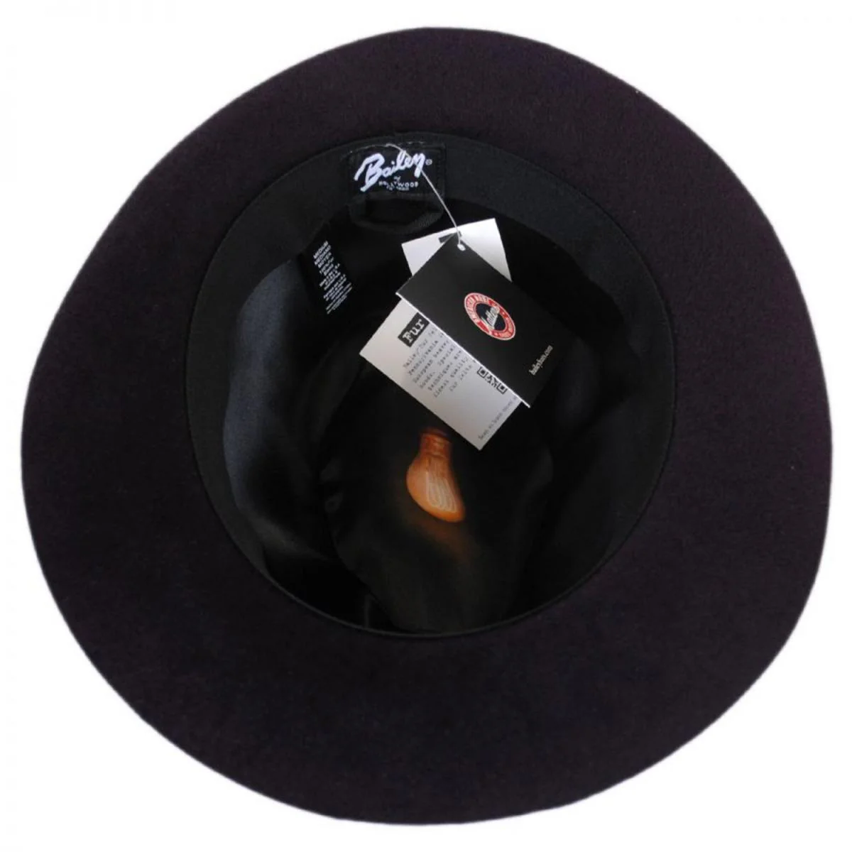 Flume Velour Fur Felt Fedora Hat - FINAL SALE - Image 4