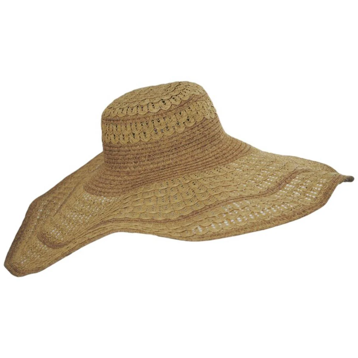 For The Gram Toyo Braid Floppy Sun Hat - Image 3