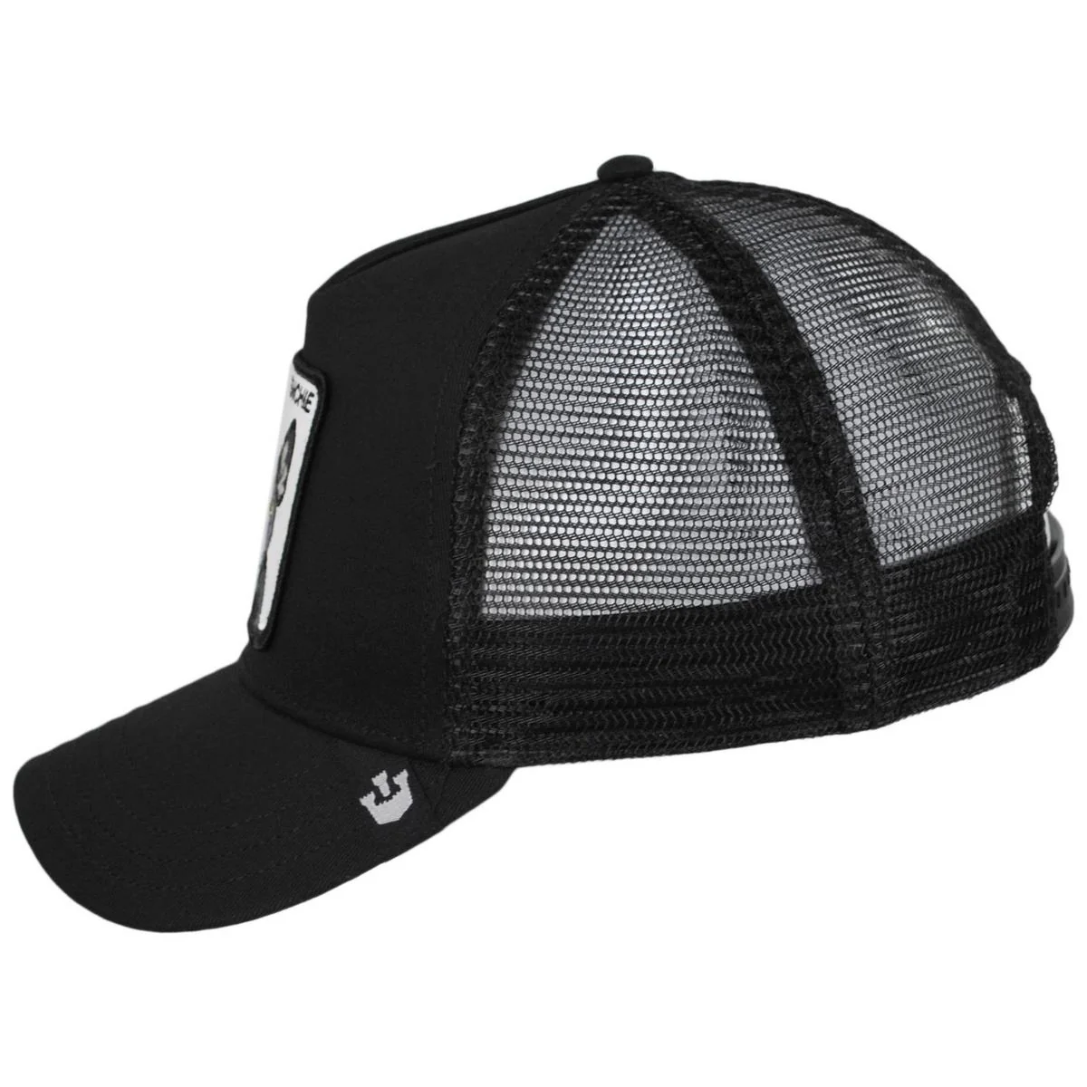 French Frenchie Mesh Trucker Snapback Baseball Cap - Image 3