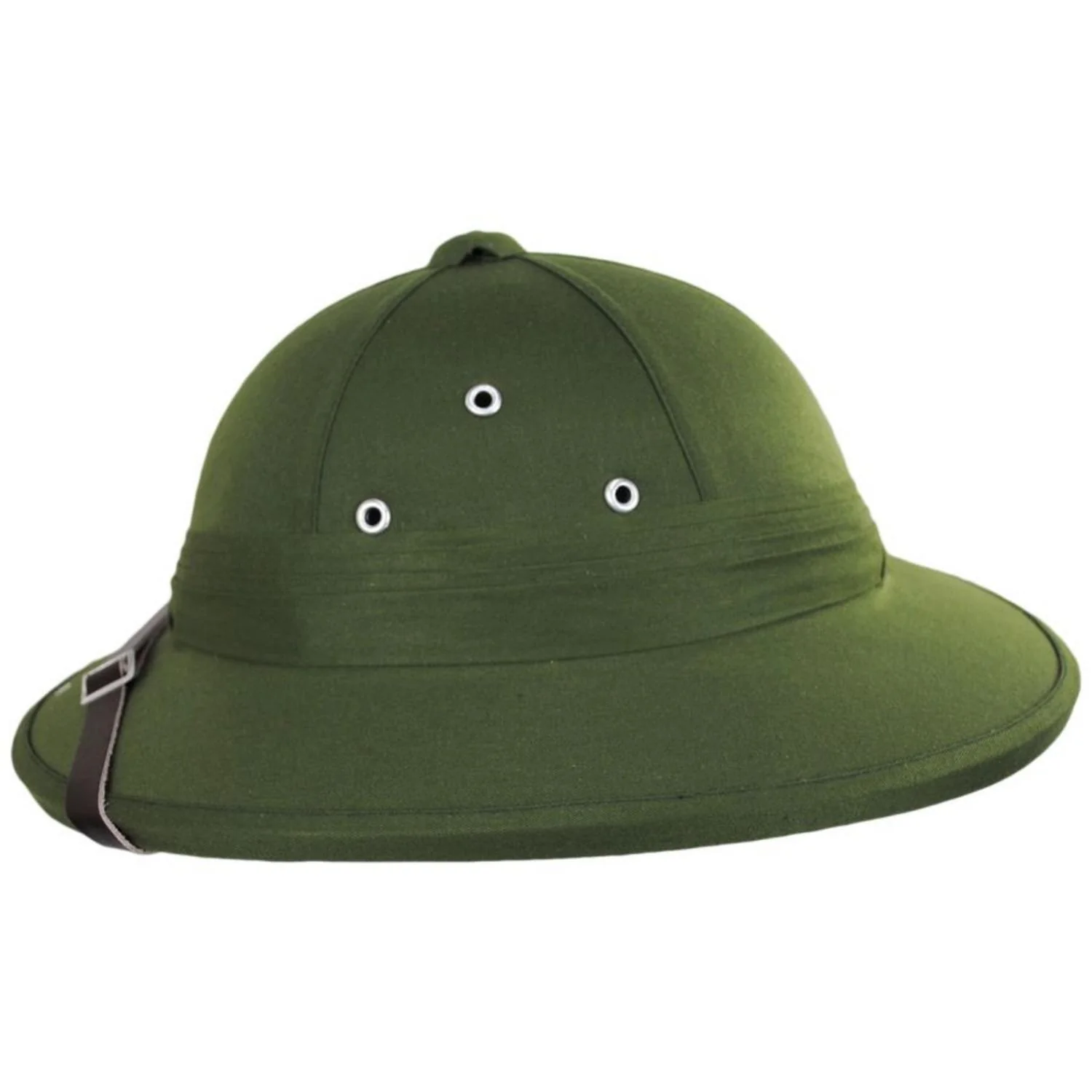 French Pith Helmet - Olive Green - Image 4