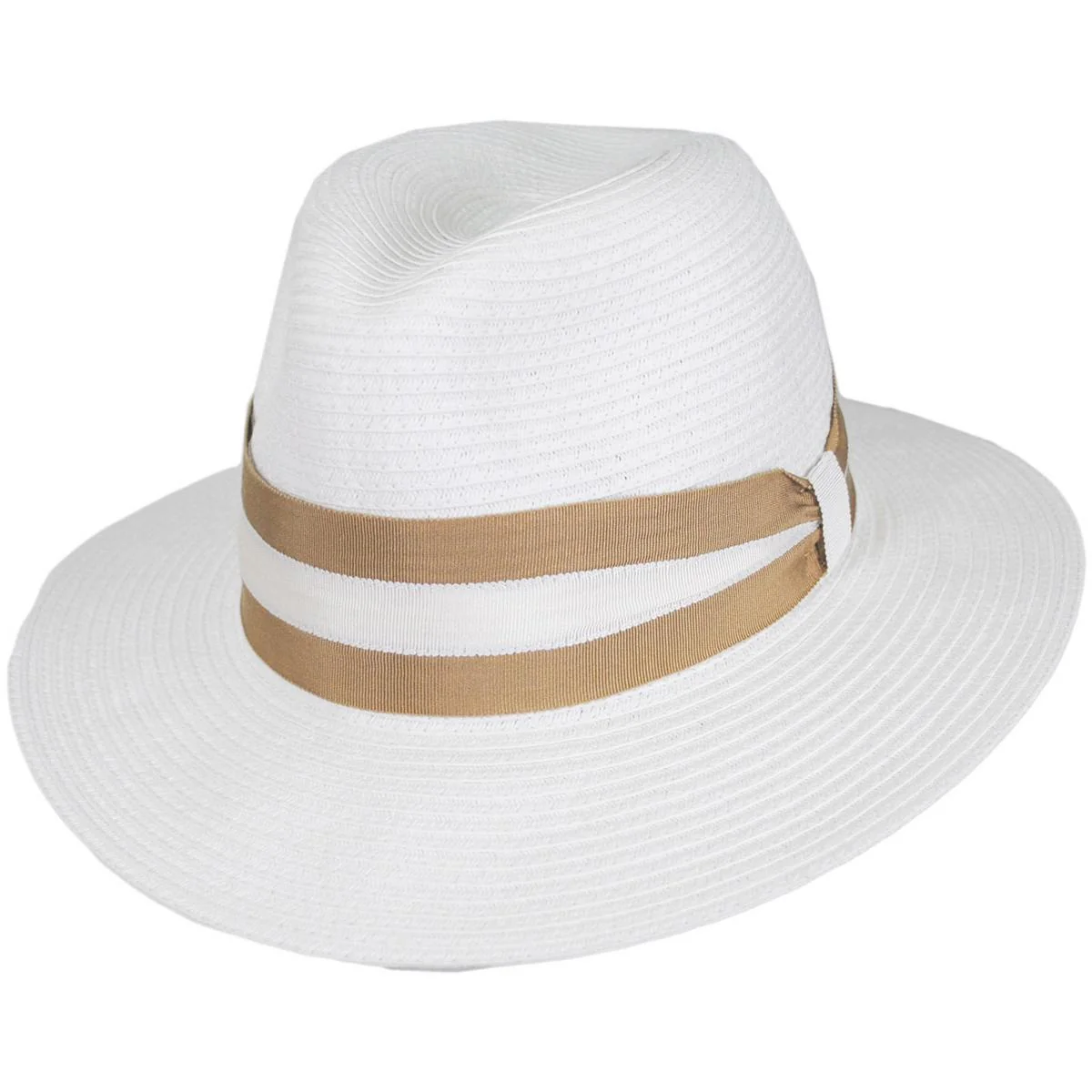 Geneva Toyo Straw Fedora Hat
