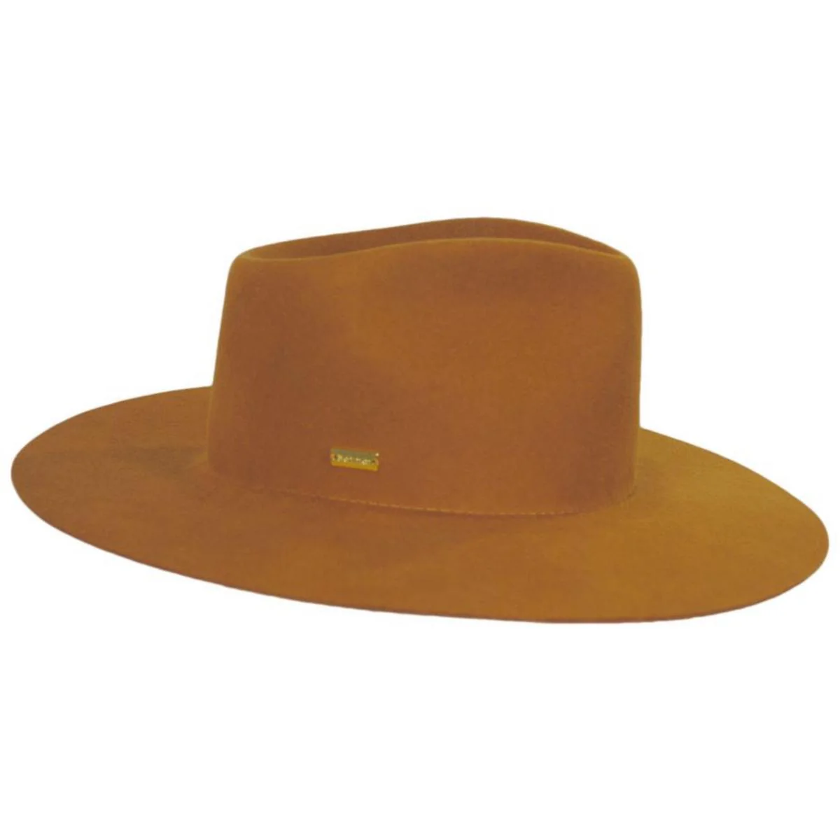Georgia Wide Brim Wool Felt Fedora Hat - Image 3