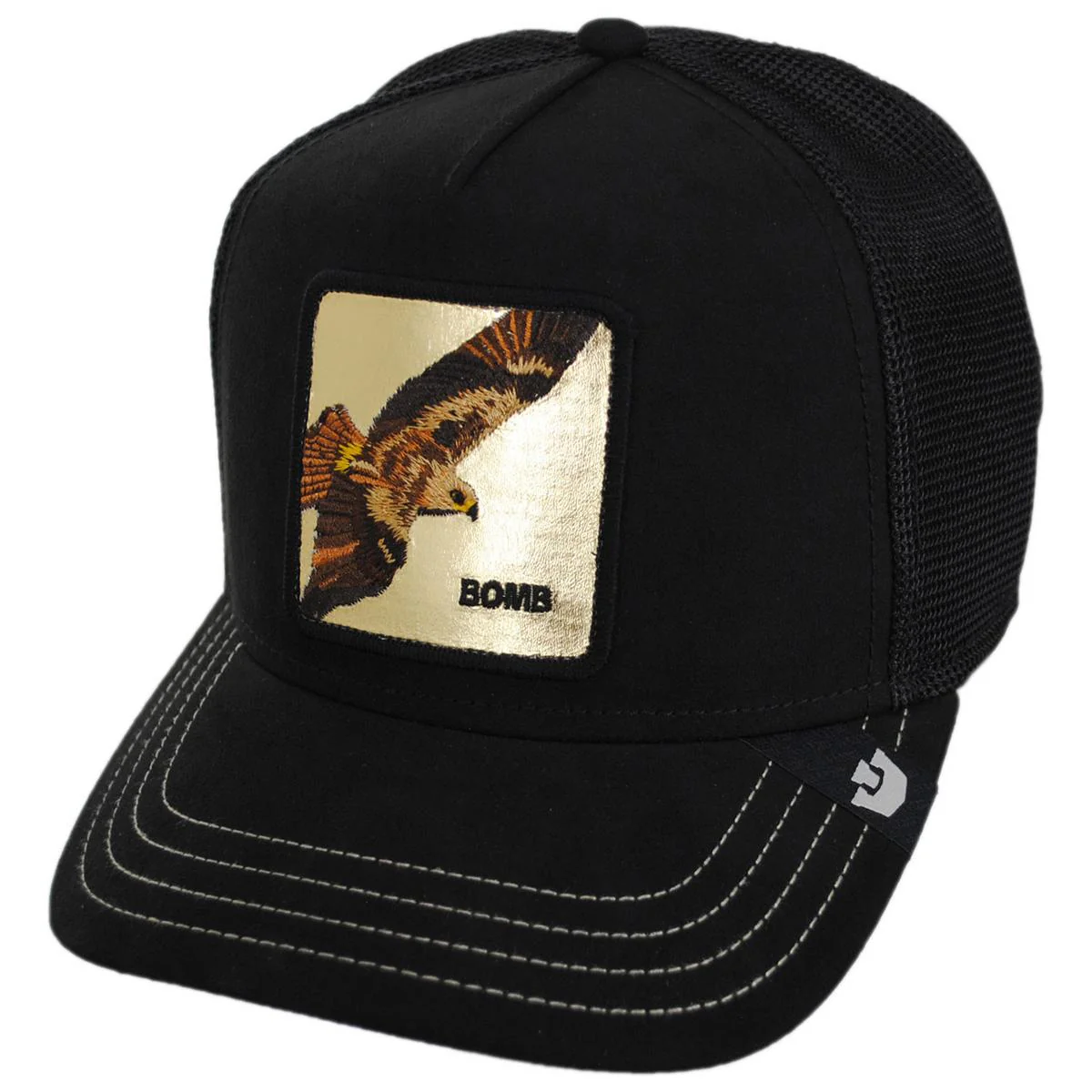 Golden Bomb Mesh Trucker Snapback Baseball Cap