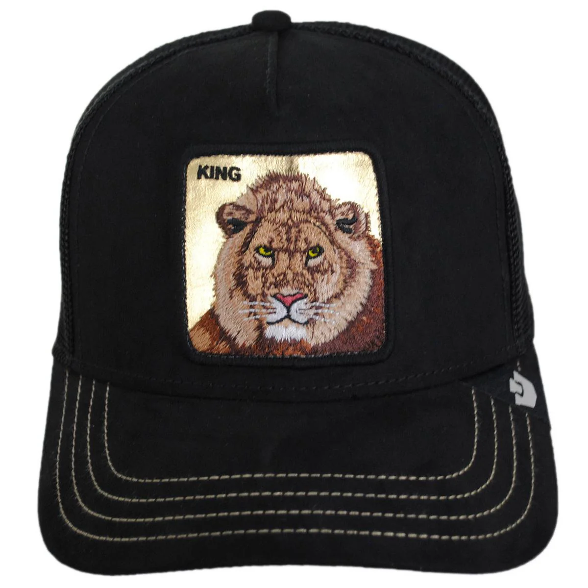 Golden King Mesh Trucker Snapback Baseball Cap - Image 2