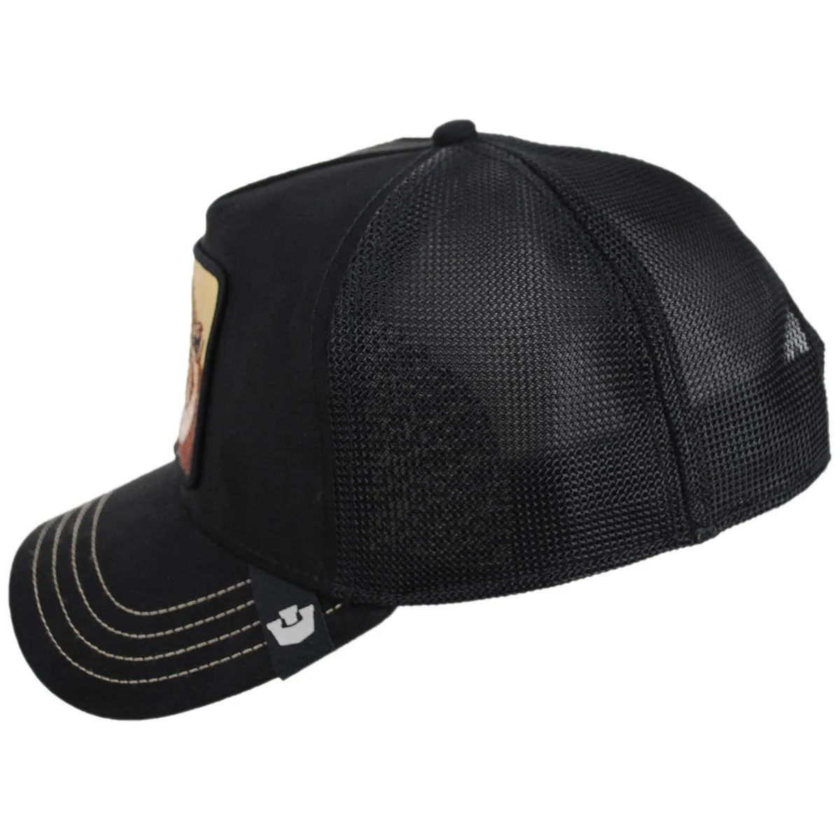 Golden King Mesh Trucker Snapback Baseball Cap - Image 3