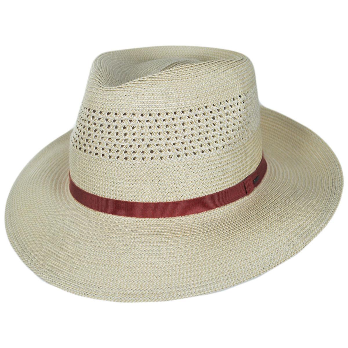 Gratz PP Braid Straw Fedora