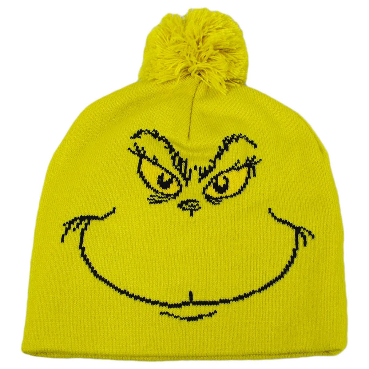 Grinch Knit Beanie with Pom