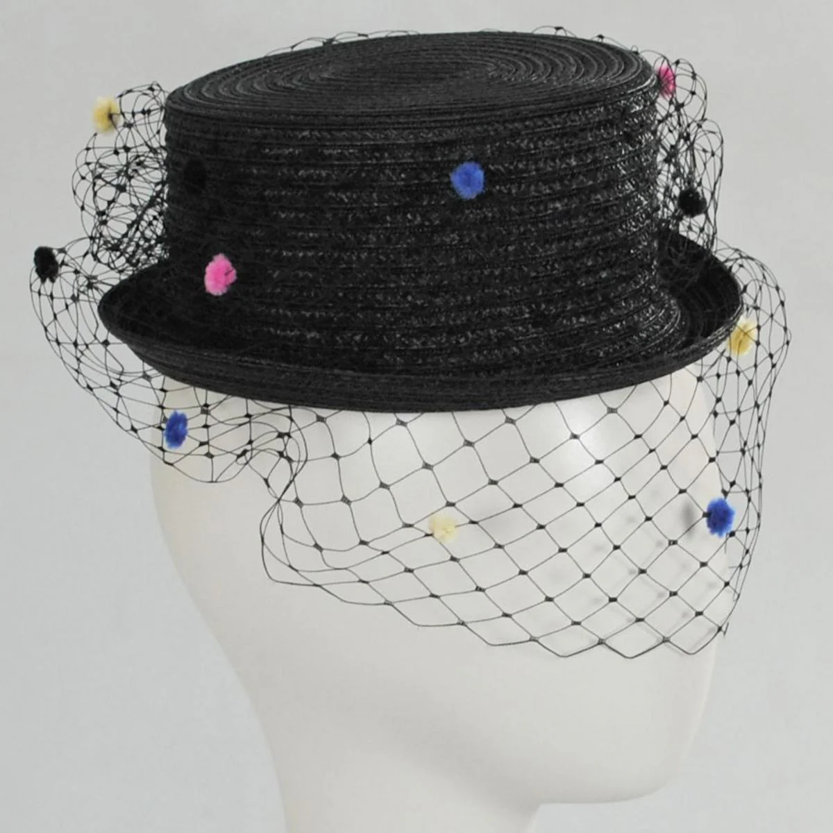Hattie Veiled Mini Top Hat - FINAL SALE - Image 3