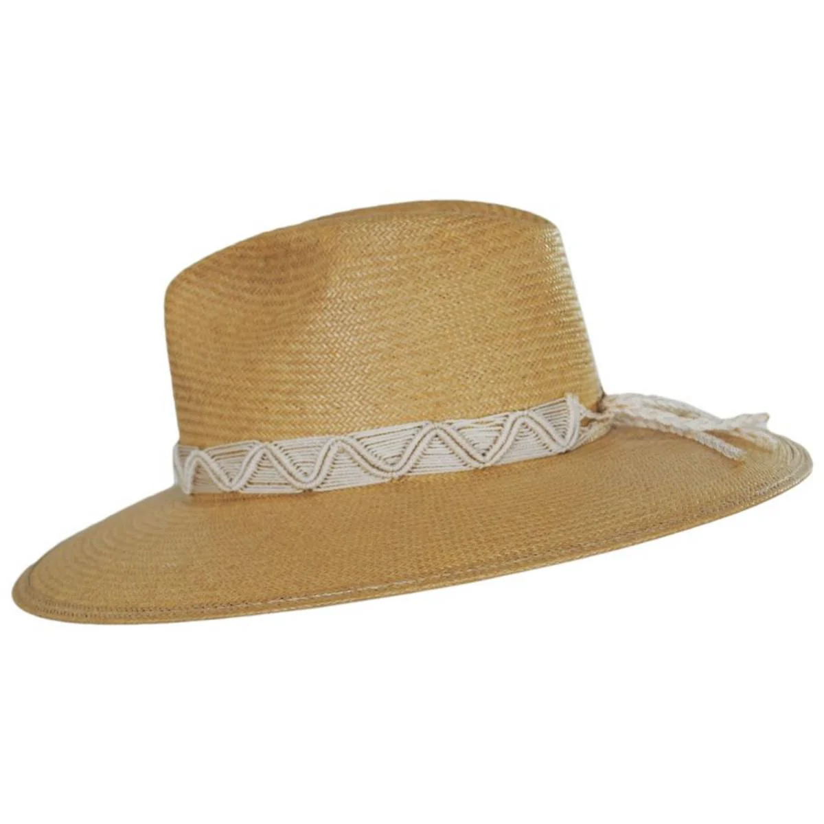 Hello Darlin' Shantung Straw Fedora Hat - FINAL SALE - Image 3
