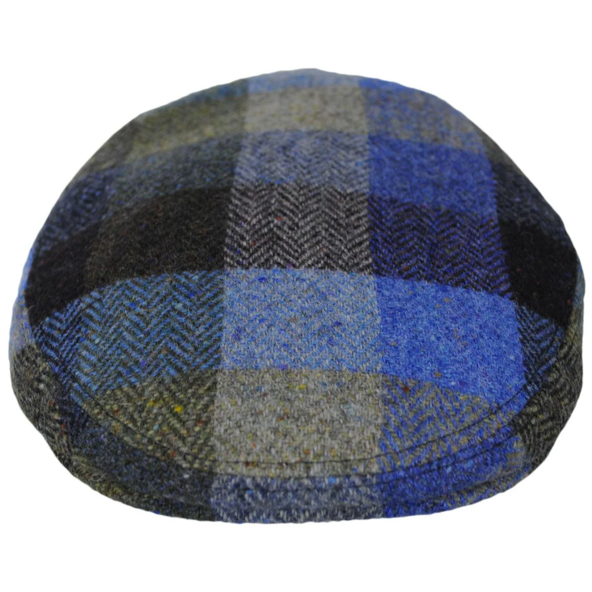 Herringbone Squares Donegal Tweed Wool Ivy Cap - FW23 - Image 2