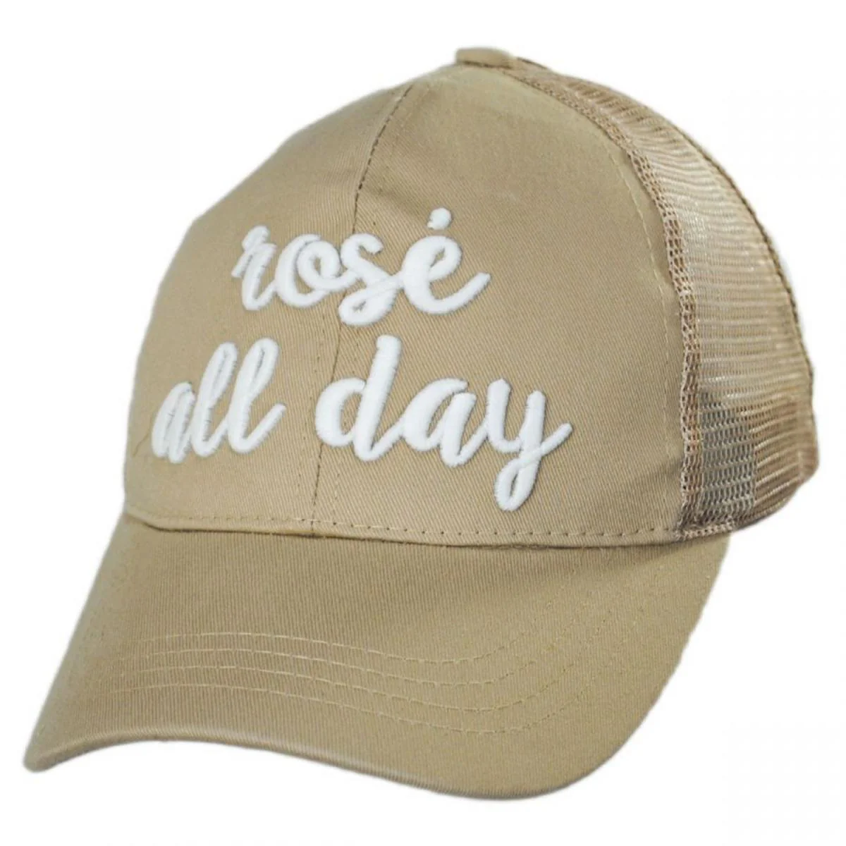 High Ponytail Rose All Day Mesh Adjustable Baseball Cap - Image 10