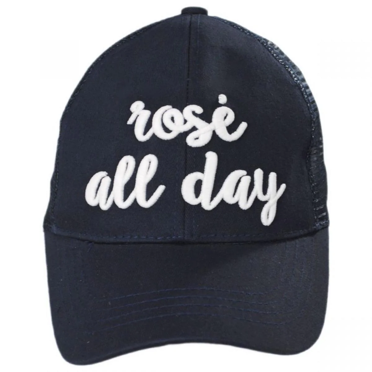 High Ponytail Rose All Day Mesh Adjustable Baseball Cap - Image 12