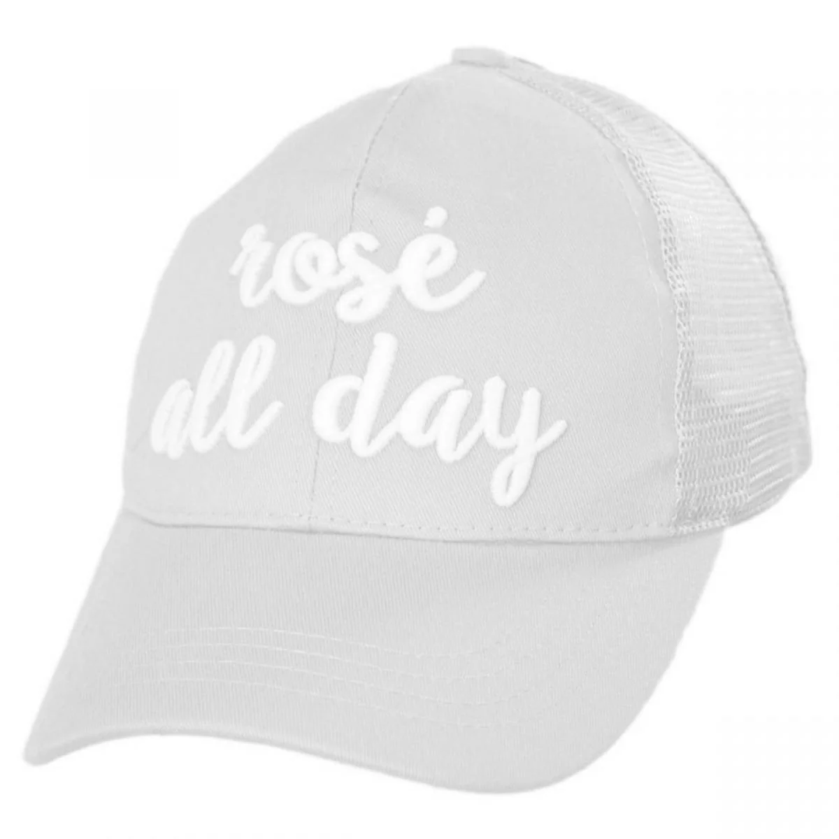 High Ponytail Rose All Day Mesh Adjustable Baseball Cap - Image 15