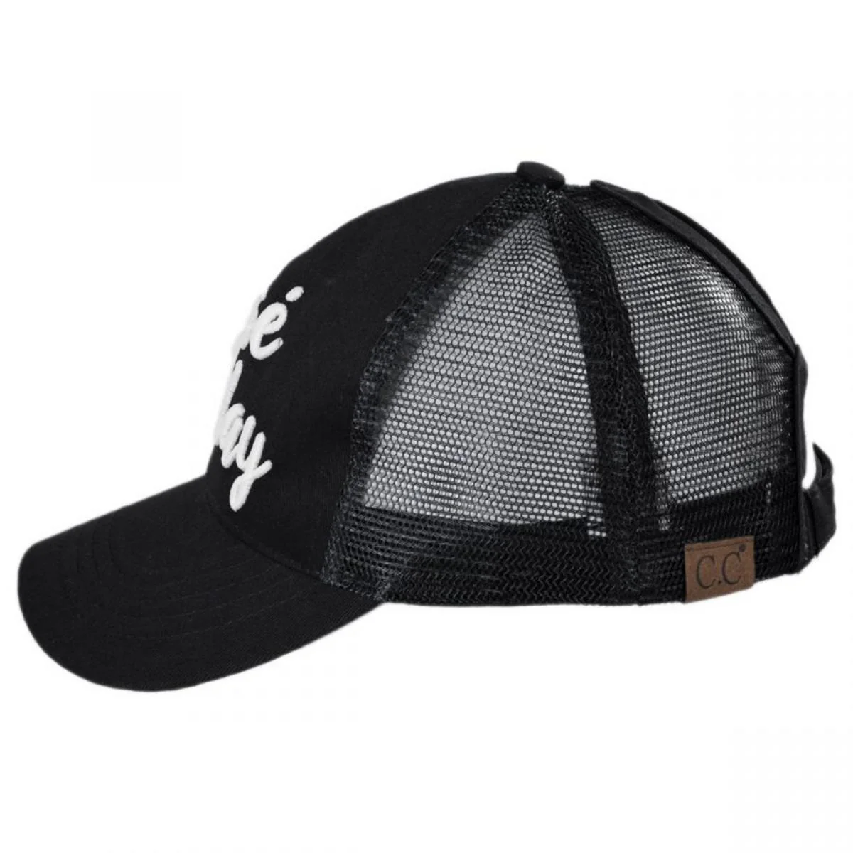 High Ponytail Rose All Day Mesh Adjustable Baseball Cap - Image 3