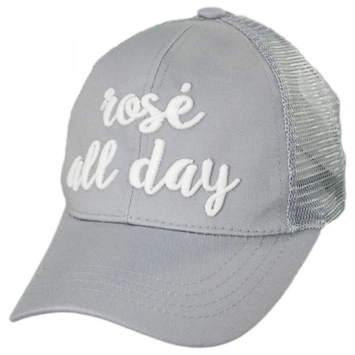 High Ponytail Rose All Day Mesh Adjustable Baseball Cap - Image 6