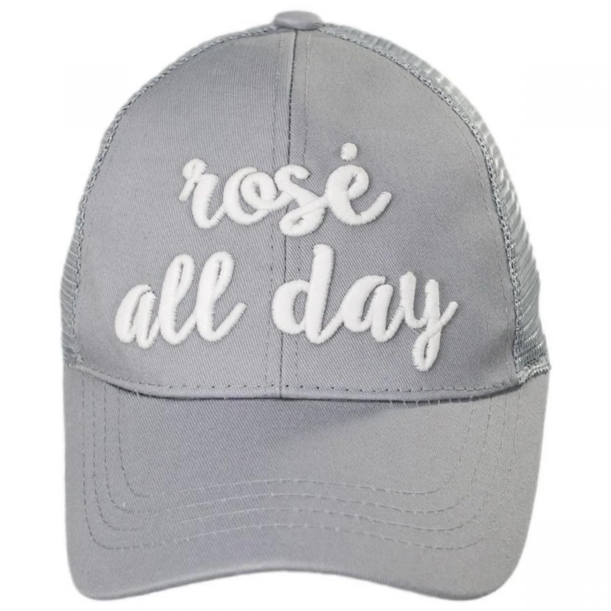 High Ponytail Rose All Day Mesh Adjustable Baseball Cap - Image 7