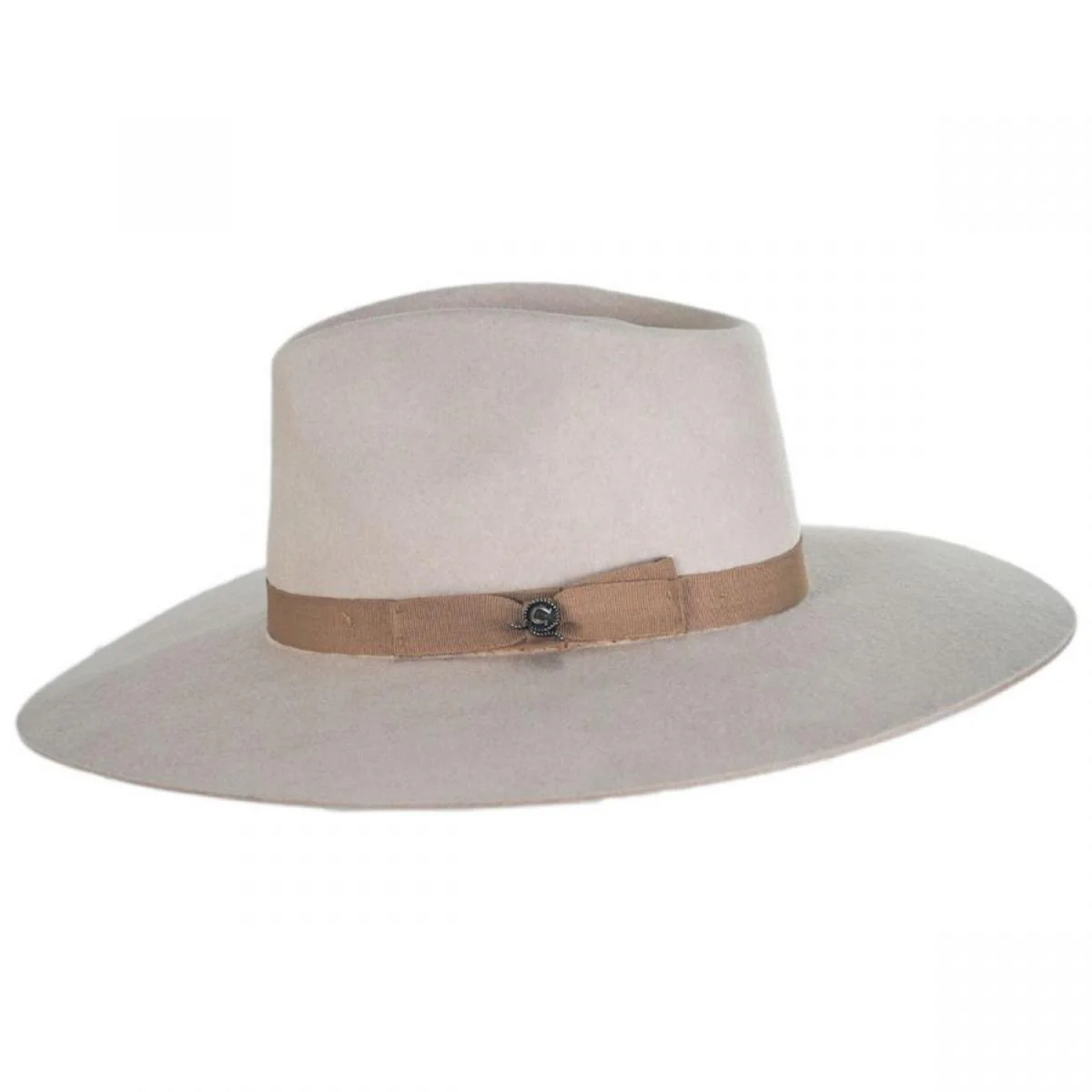 Highway Wide Brim Wool Felt Fedora Hat - Standard Colors - Image 3