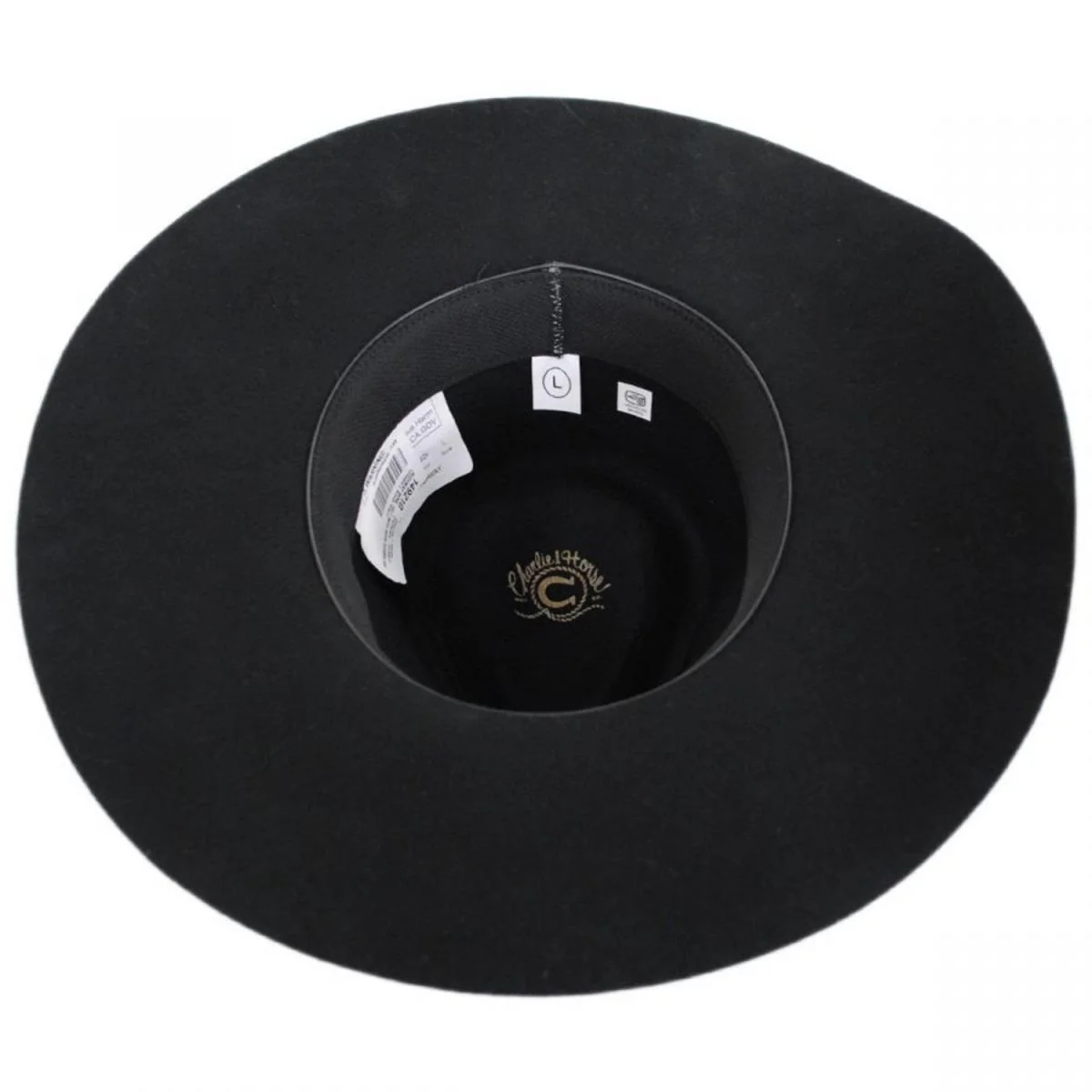 Highway Wide Brim Wool Felt Fedora Hat - Standard Colors - Image 9