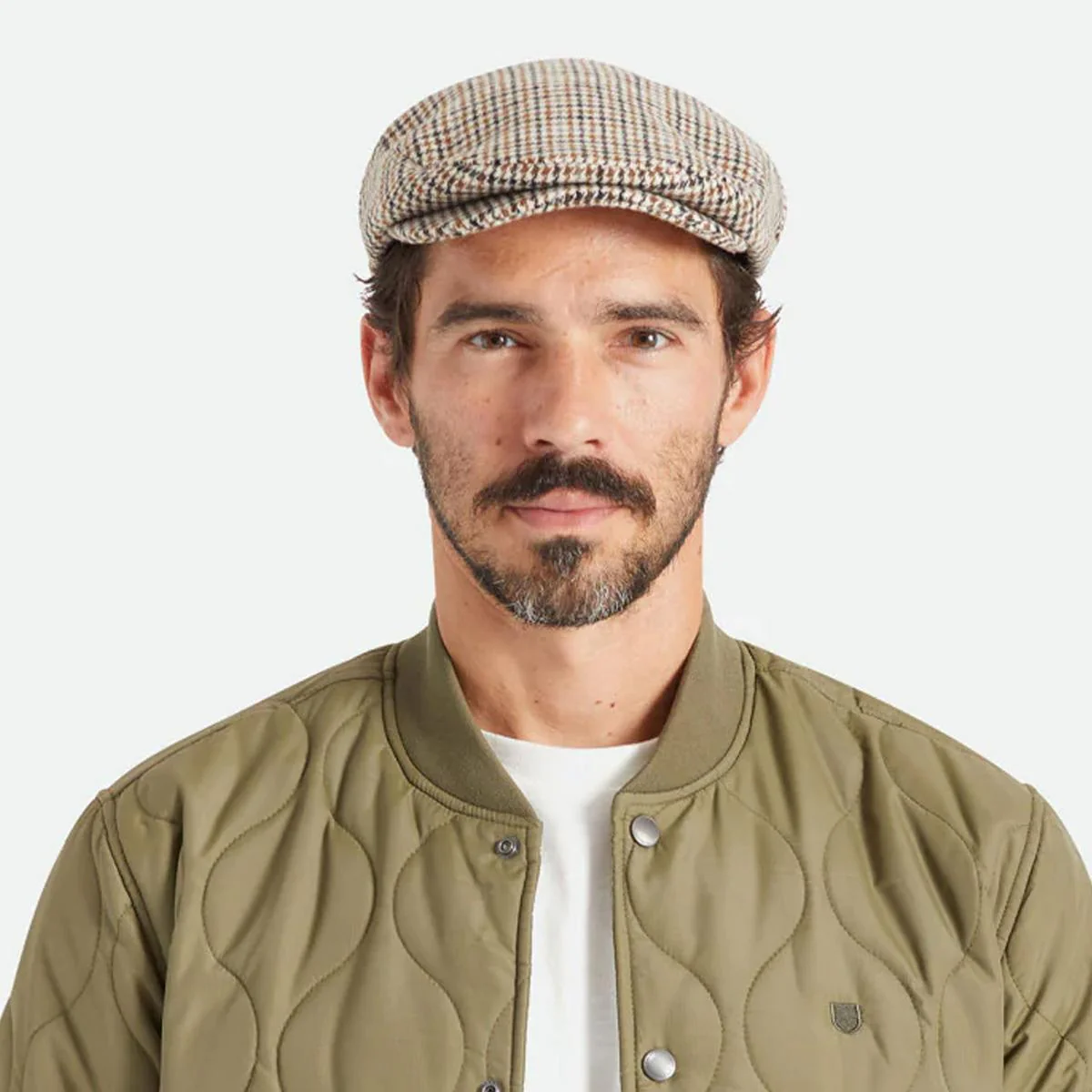 Hooligan Houndstooth Plaid Ivy Cap - Image 6
