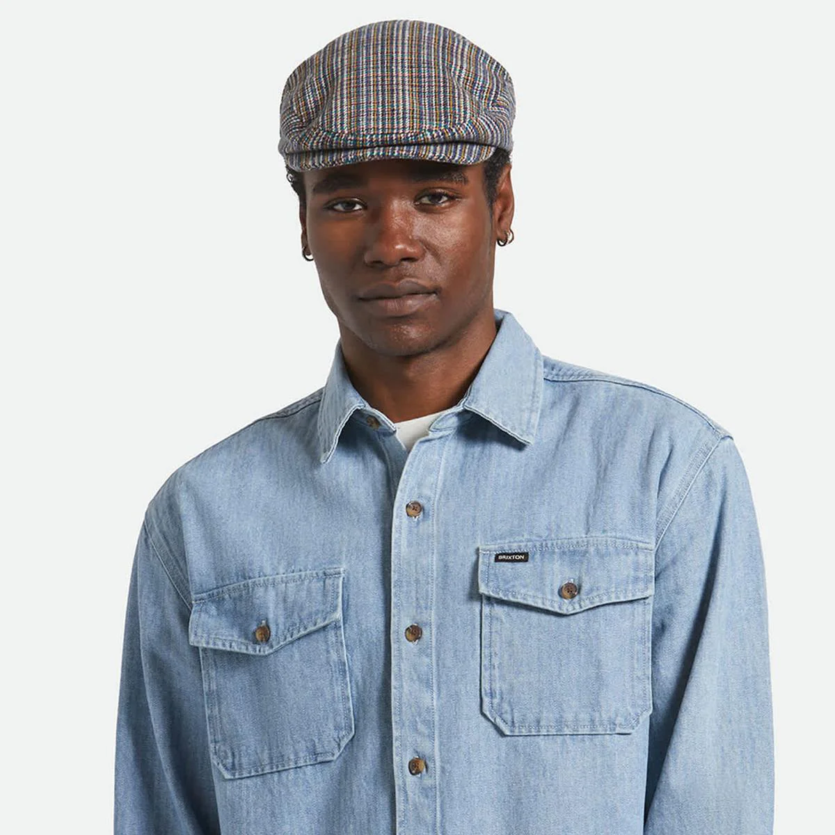 Hooligan Multi Plaid Ivy Cap - Image 3