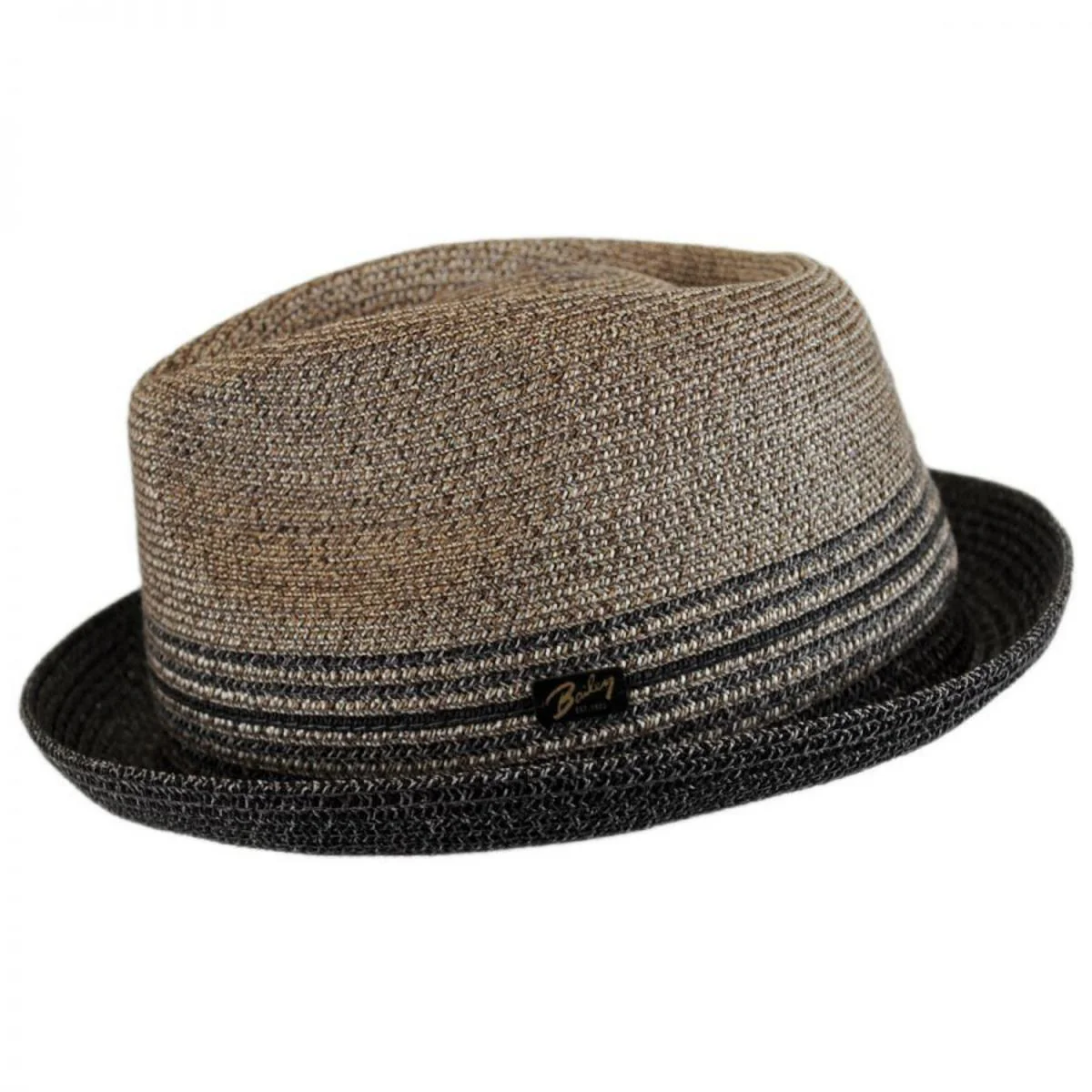 Hooper Toyo Straw Blend Trilby Fedora Hat - Image 3