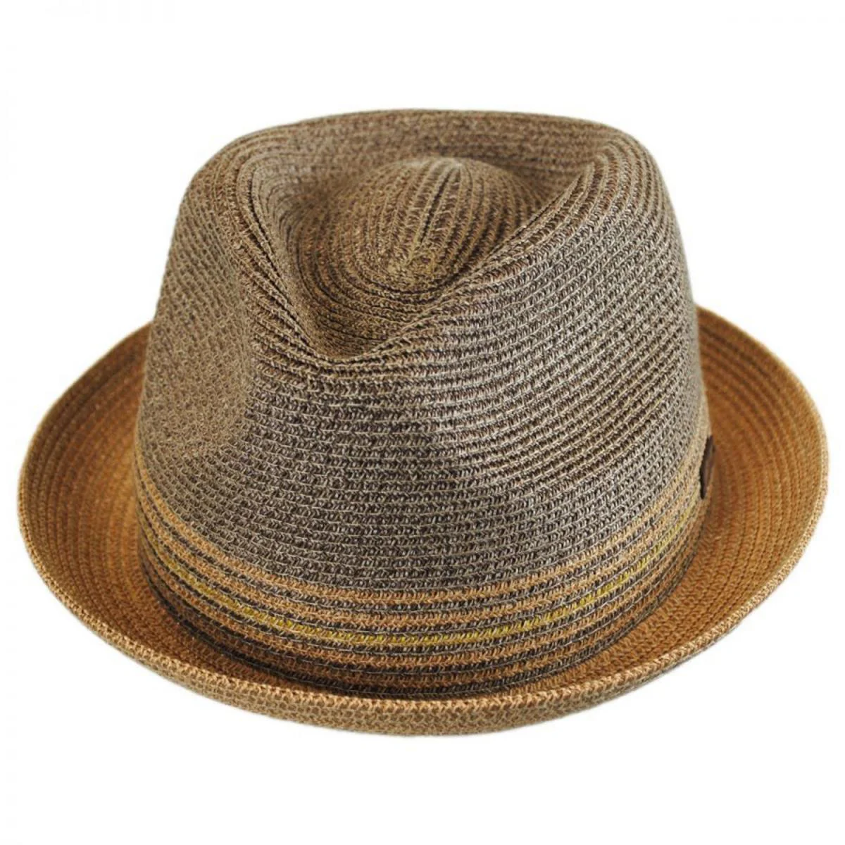 Hooper Toyo Straw Blend Trilby Fedora Hat - Image 5
